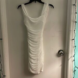 Brand new never worn!! Slim fit white dress